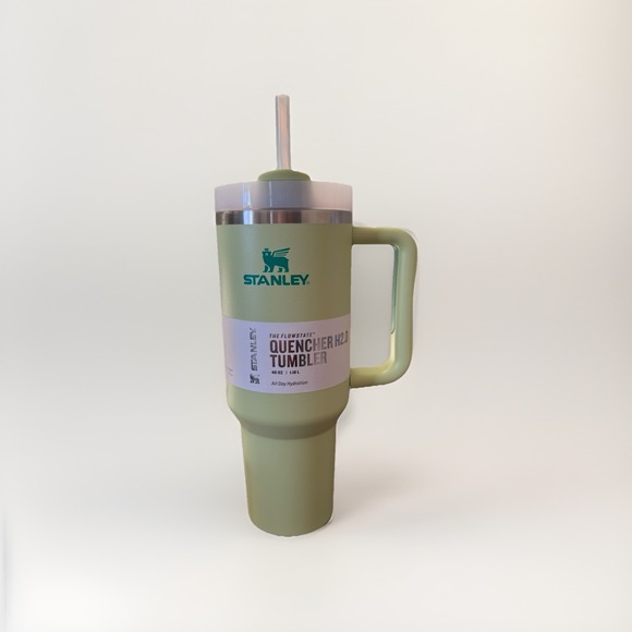 Stanley Other - New Stanley 40 oz Stainless Steel Quencher H2.0 FlowState Green Cup Tumbler